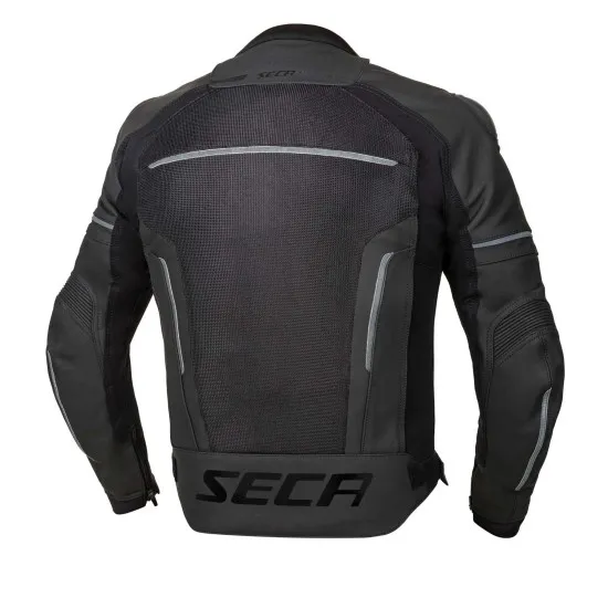 Мото яке SECA HOOLIGAN AIR BLACK с D3O® протектори и вентилационни панели