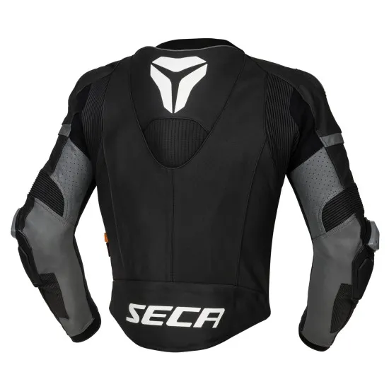 Мото яке SECA SRS II BLACK/TITANIUM с D3O® протектори и аеродинамична гърбица