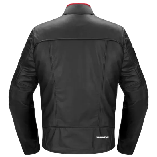Кожено мото яке SPIDI Genesis Red с Warrior Lite протектори и биволска кожа