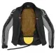 Кожено мото яке SPIDI DP Progressive Leather Black/White с Warrior слайдери и Force-Tech протектори
