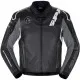 Кожено мото яке SPIDI DP Progressive Leather Black/White с Warrior слайдери и Force-Tech протектори