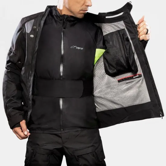 Текстилно мото яке ALPINESTARS HALO DRYSTAR BLACK – защита и адаптивност