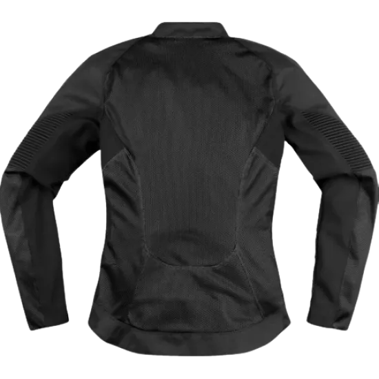 Дамско мото яке ICON Women's Overlord3 MESH BK с мрежести панели и защита D30®