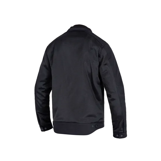 Текстилно мото яке JOHN DOE Aero Mesh BLACK с перфориран дизайн и интегрирани протектори