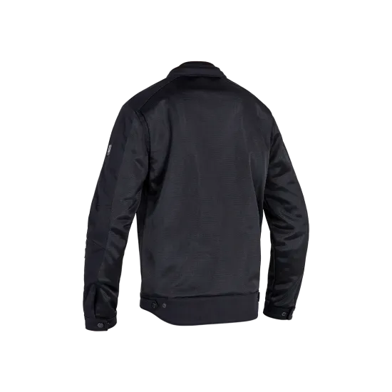 Текстилно мото яке JOHN DOE Aero Mesh BLACK с перфориран дизайн и интегрирани протектори