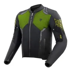 Текстилно яке REBELHORN JAX BLACK/FLUO YELLOW