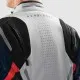 Текстилно мото яке Rebelhorn Hiker 4 Light Grey Blue Red с HydraShield мембрана и CE Level 2 протектори