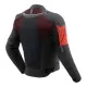 REBELHORN JAX BLACK/RED – текстилно мото яке с защита и вентилационни панели