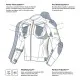 Черно мото яке Rebelhorn Borg 2 с HydraShield PRO мембрана и Level 2 протектори