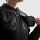 Черно мото яке Rebelhorn Borg 2 с HydraShield PRO мембрана и Level 2 протектори