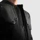 Черно мото яке Rebelhorn Borg 2 с HydraShield PRO мембрана и Level 2 протектори