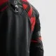 Текстилно мото яке REBELHORN VANDAL 2 AIR BLACK RED със Steel Mesh панели