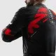 Текстилно мото яке REBELHORN VANDAL 2 AIR BLACK RED със Steel Mesh панели