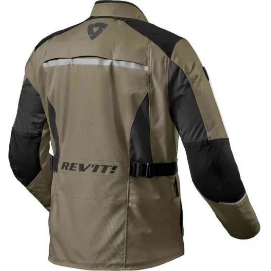 Мото яке REV'IT! Voltiac 3 H2O - Green Anthracite, всесезонно с водоустойчива мембрана