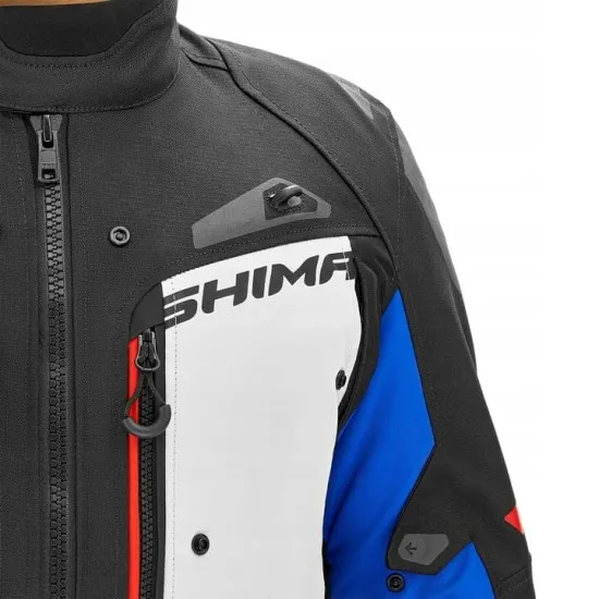 Туристическо мото яке SHIMA DUNE MEN BLUE – мото яке с трислойна конструкция и CE протектори