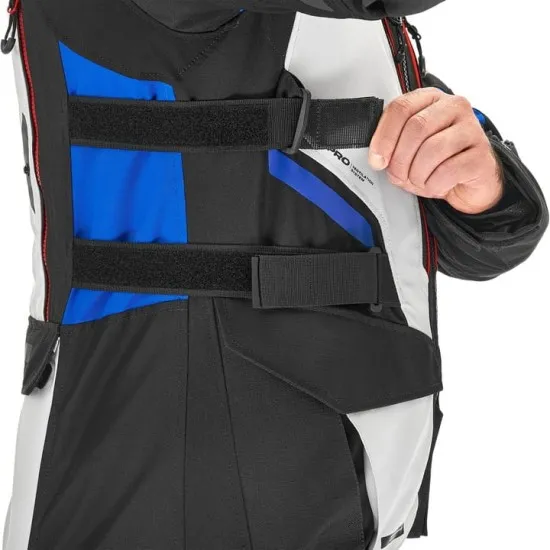 Туристическо мото яке SHIMA DUNE MEN BLUE – мото яке с трислойна конструкция и CE протектори