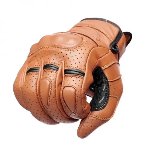 Кожени ръкавици ADRENALINE SCRAMBLER 2.0 BROWN - защита и стил