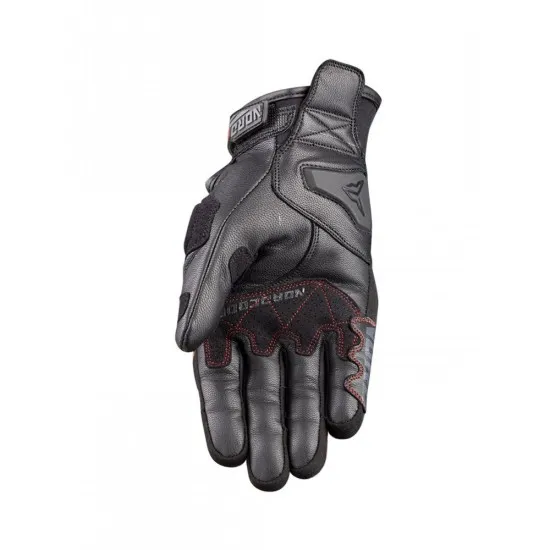 Ръкавици NORDCODE WARRIOR EVO BLACK – кожени летни ръкавици със спортен дизайн