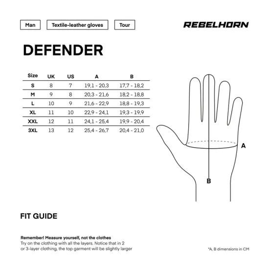 Мото ръкавици Rebelhorn Defender Desert Black Red с TPU протектор и Superfabric
