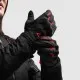 Дамски текстилни мото ръкавици Rebelhorn Core Red с 3D Mesh и Connect+