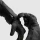 Дамски текстилни мото ръкавици Rebelhorn Core Red с 3D Mesh и Connect+