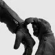 Мото ръкавици Rebelhorn Core Black Red с Impacton протектор и вентилация