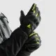 Мото ръкавици Rebelhorn Core Black Grey Fluo Yellow с Impacton протектор и вентилация