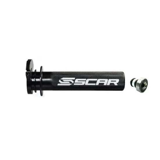 Алуминиева конзола за газ SCAR за YAMAHA BLUE - Мото ръкохватки от марка Scar