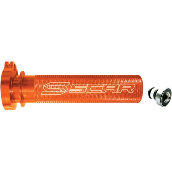 Алуминиева конзола за газ с лагер SCAR за KTM/HUSQVARNA ORANGE - Мото ръкохватки от марка Scar