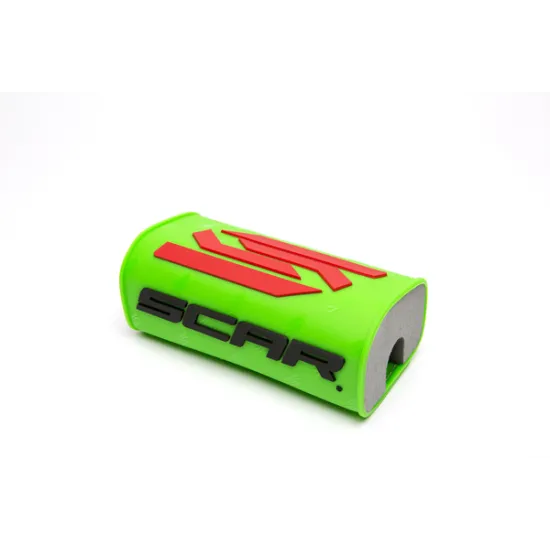 Гъба за кормило SCAR BAR PAD O2 FLUO GREEN - Мото кормила от марка Scar