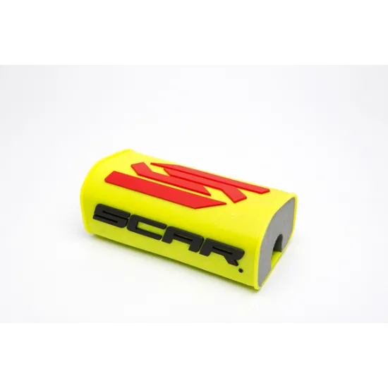 Гъба за кормило SCAR BAR PAD O2 FLUO YELLOW - Мото кормила от марка Scar