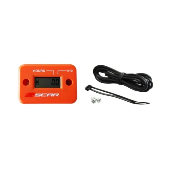 Мото часовник HOUR METER SCAR ORANGE - Инструменти от марка Scar
