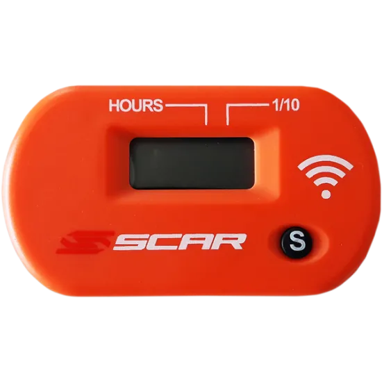 Мото часовник SCAR HOUR METER с Wireless ORANGE - Инструменти от марка Scar
