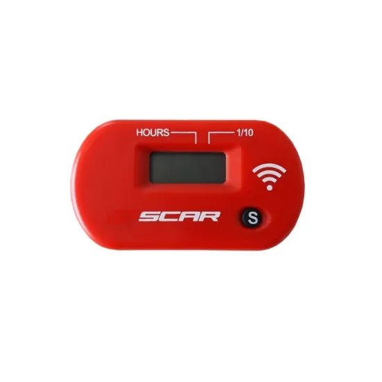 Мото часовник SCAR HOUR METER с Wireless RED - Инструменти от марка Scar