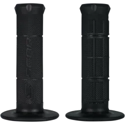 Мото ръкохватки  SCAR HALF WAFFLE BLACK