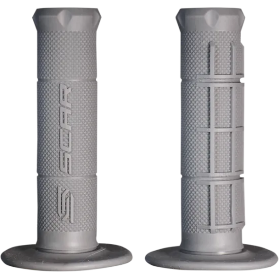 Мото ръкохватки SCAR HALF WAFFLE GREY - Мото ръкохватки от марка Scar