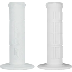 Мото ръкохватки SCAR HALF WAFFLE WHITE