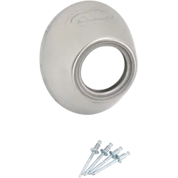 Резервна капачка FMF ENDCAP TI/PC4/Q4 S/S SLSH