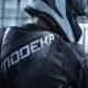 Кожено мото яке Modeka Valyant Black/White с SAS-TEC® протектори и перфорирана кожа