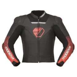 Кожено Мото Яке Modeka Yron Black/Red
