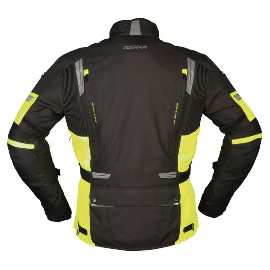 Мото яке Modeka Aeris Black/Yellow с YF протектори и водоустойчива мембрана