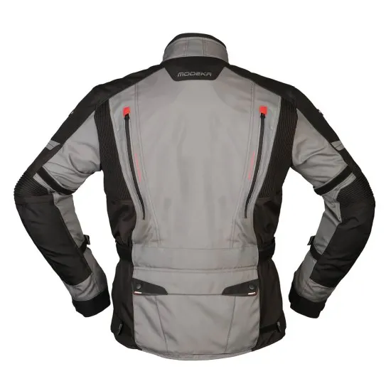Сиво-черно мото яке Modeka Aeris Grey/Black с YF протектори и водоустойчива мембрана