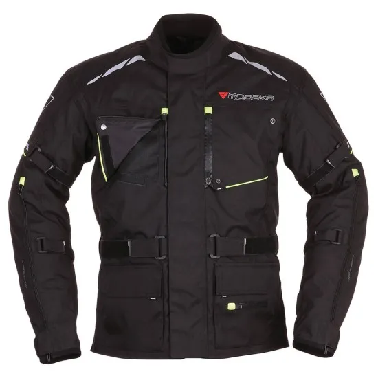 Мото яке Modeka Crookton Black с Hitex® мембрана и светлоотразителни елементи