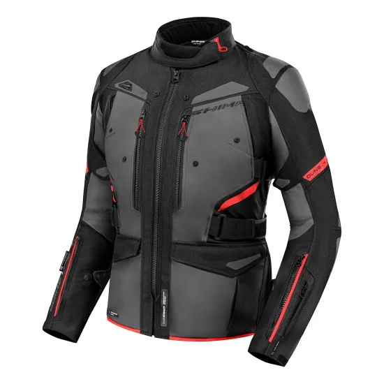 Дамско туристическо мото яке SHIMA DUNE LADY RED – туристическо яке с протектори и водоустойчива мембрана