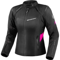 Дамско мото яке 4 сезона SHIMA RUSH 2 Lady Pink + протектор за гръб