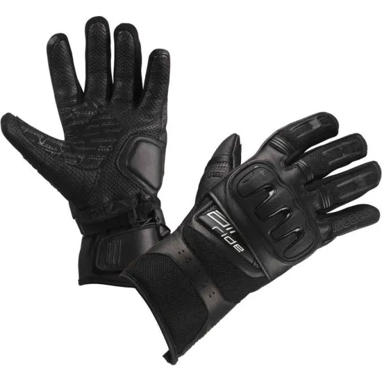 Мотоциклетни ръкавици Modeka Air Ride Black - черни, удобни и дишащи, подходящи за летни мотоциклетни разходки.