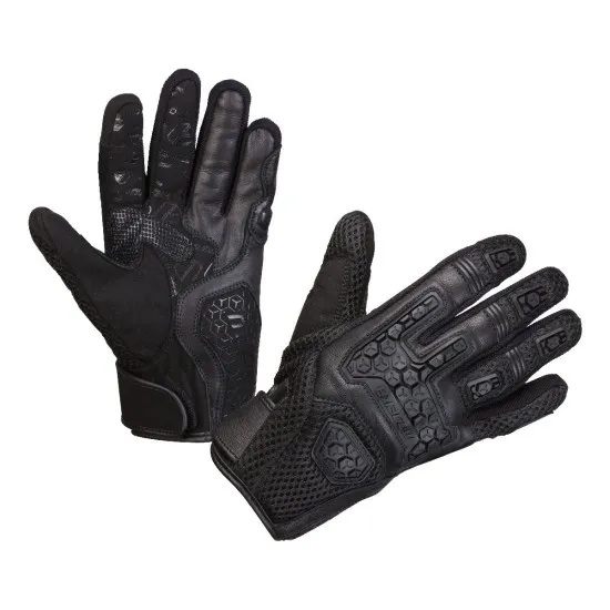 Ръкавици Modeka Dracon Black - Кожени ръкавици за мотор от марка Modeka