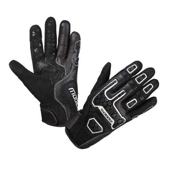 Ръкавици Modeka Dracon Black/White - Кожени ръкавици за мотор Ръкавици Modeka Dracon Black/White - Кожени ръкавици за мотор от марка Modeka