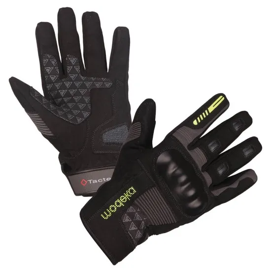 Ръкавици Modeka Fuego Black/Dark Grey - Комфорт и защита за мотоциклетисти