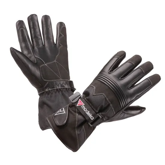 Мото ръкавици Modeka Glove Freeze Evo Black - Водоустойчиви и топли
